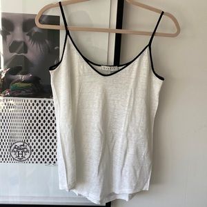 Sandro top. Size 2 = U.S. 4. White and black